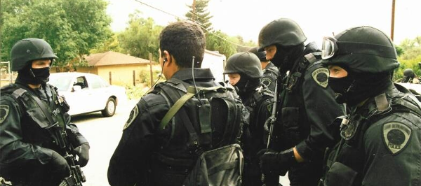 SWAT Prepares To Raid Home